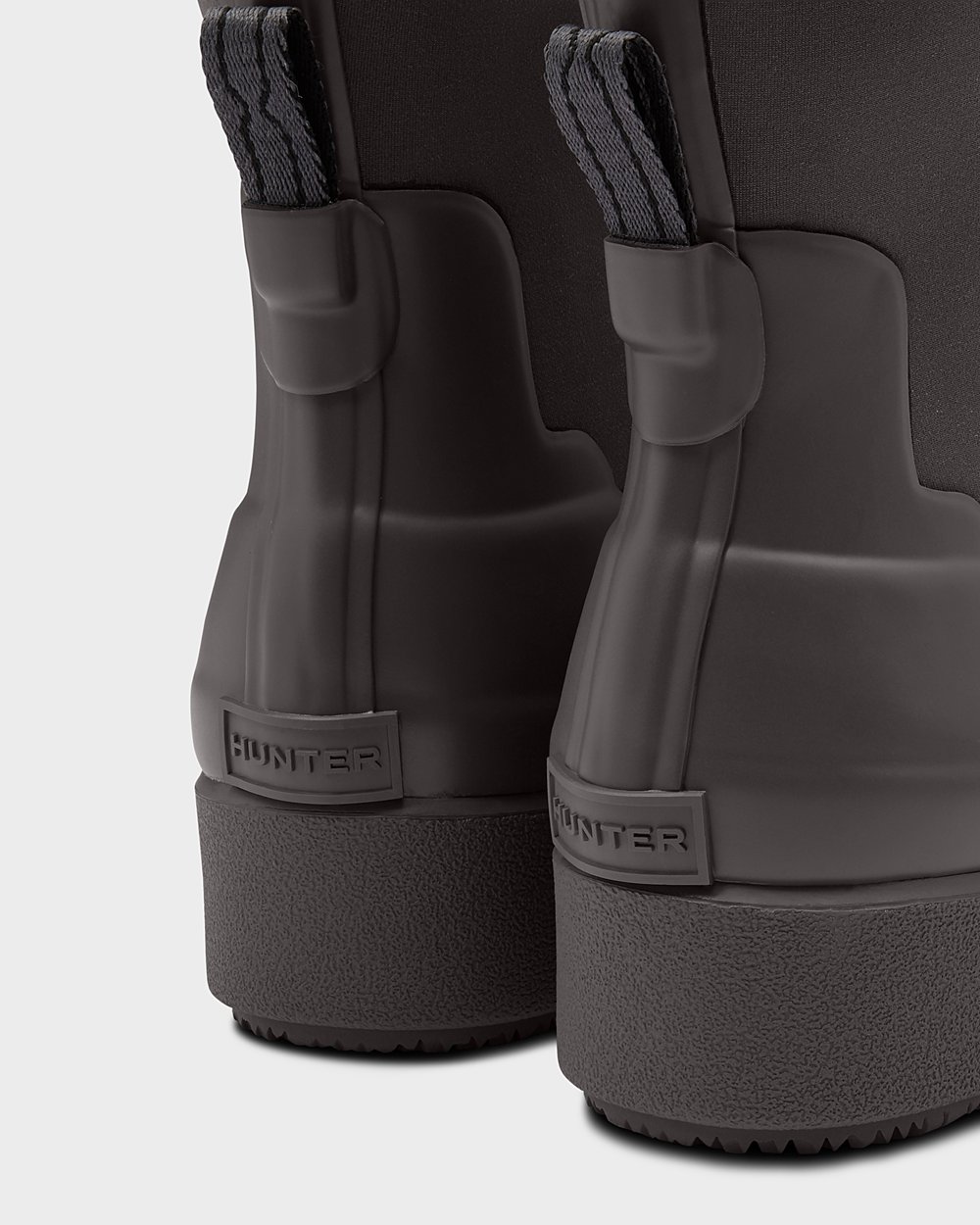 Hunter Creeper Çizme Bayan Gri - Refined Slim Fit Neoprene Chelsea - Türkiye MG0826451